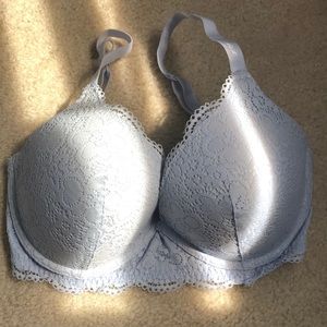 Aerie blue lace push-up bra